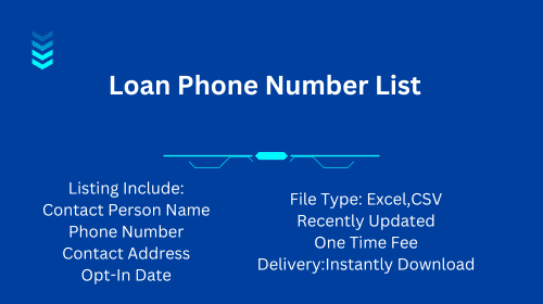 Loan Phone Number List